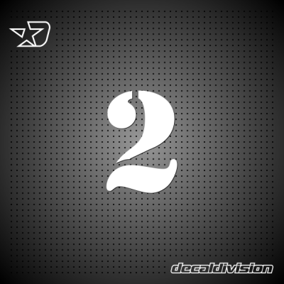 Vinyl Number 2 - Stencil